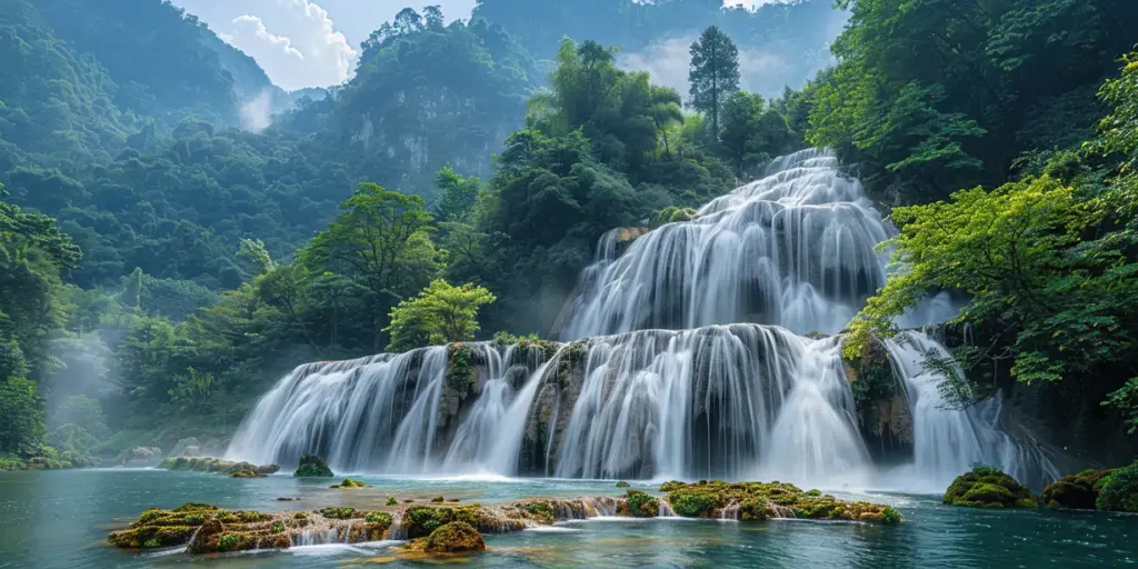 Discover the Majestic Ban Gioc–Detian Falls: A Natural Wonder in Cao Bang, Vietnam/China